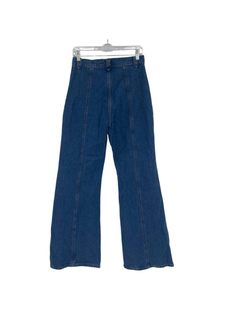 Reformation Size 28 Leah Seamed High Rise Wide Leg Jeans Organic Cotton - Picture 3 of 13